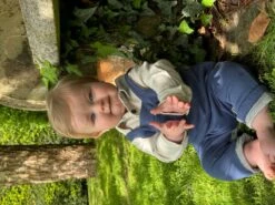 GLEASON China Blue Jersey Overalls -Me & Henry HB1332C CHINAJERSEYOVERALLS 3