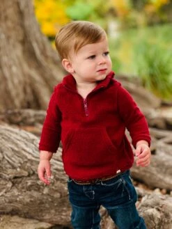 PICCHU Burgundy Sherpa -Me & Henry HB1342A 3