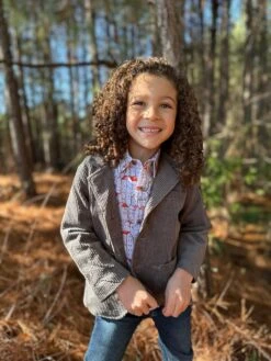 BUCKS Green Cord Jacket -Me & Henry HB1352B CHINACHUNKYCORD 3