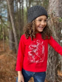 CHEROKEE Red Hunting Printed Tee -Me & Henry HB1366C REDHUNTING 3