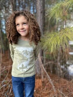 CHEROKEE Sage Fishing Printed Tee -Me & Henry HB1366D SAGEFISHING 3