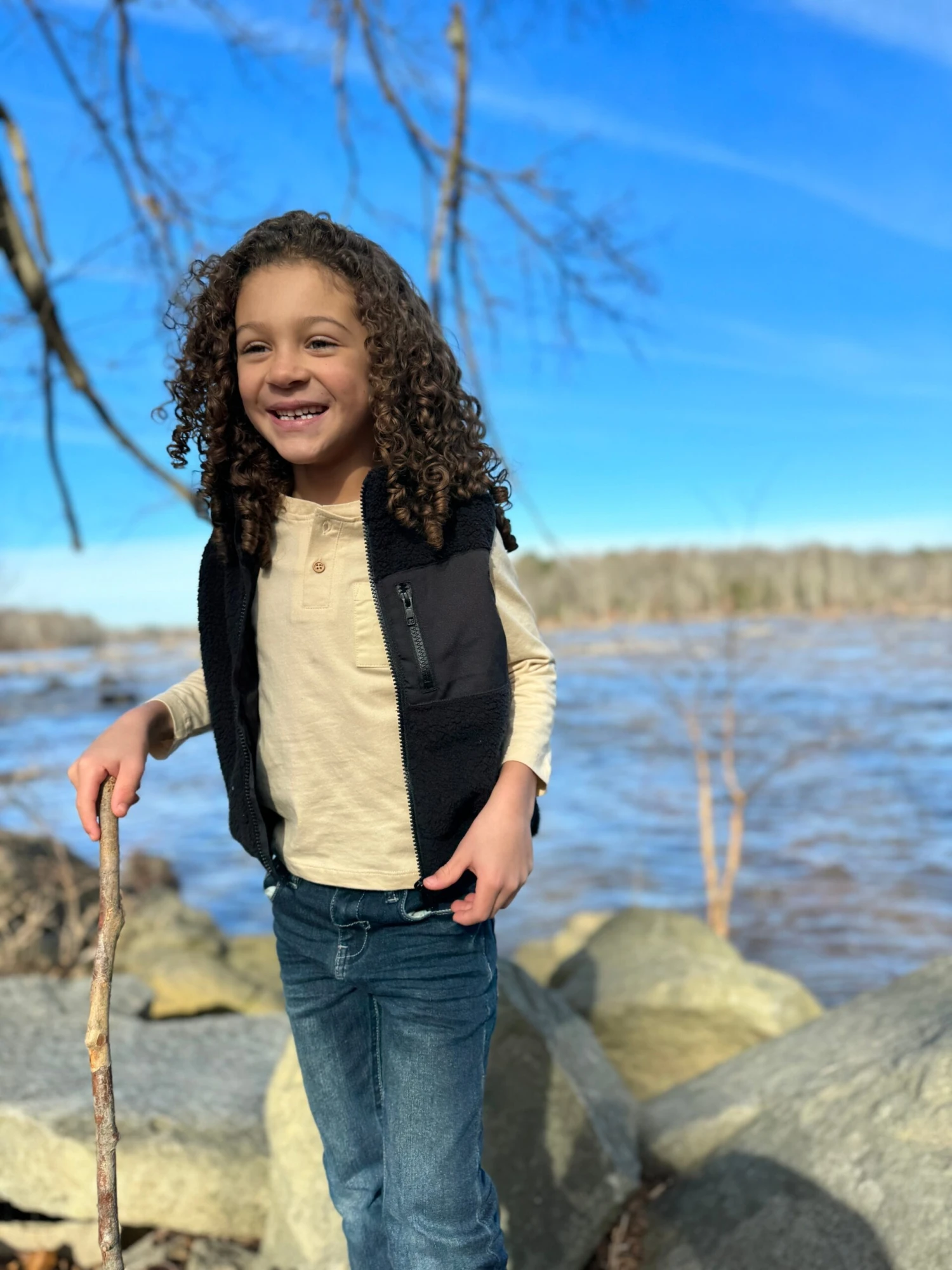 GILT Black Sherpa Vest 2 GILT Black Sherpa Vest - Image 2