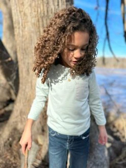 HARVARD Pale Mint Henley -Me & Henry HB1370B 3