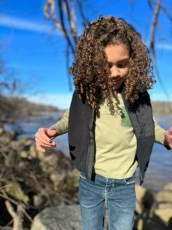 GILT Black Sherpa Vest 7 GILT Black Sherpa Vest -Me & Henry HB1370C 1HB1343A 1HB342A 1