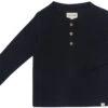 HARVARD Navy Waffle Henley