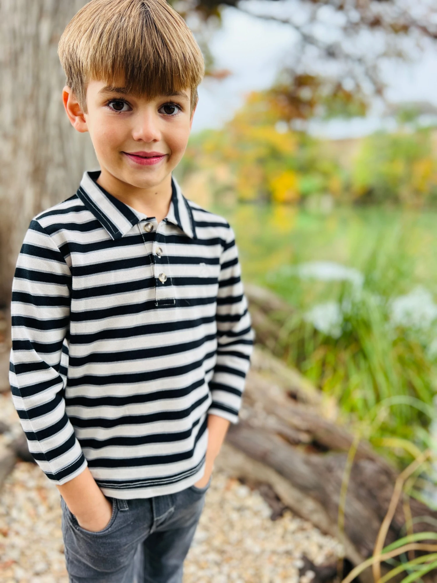 SPENCER Black/Grey Pique Polo 2 SPENCER Black/Grey Pique Polo - Image 2