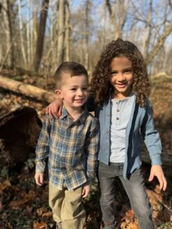 MASCOT Royal/White Stripe Henley -Me & Henry HB1376EHB1137AHB342BHB1135M 1