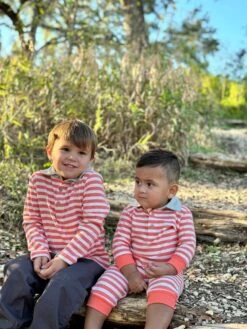 MIDWAY Red/Grey Stripe Polo 14 MIDWAY Red/Grey Stripe Polo -Me & Henry HB1378H 4