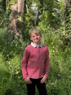 MIDWAY Red/Grey Stripe Polo 11 MIDWAY Red/Grey Stripe Polo -Me & Henry HB1378H HB1338C 3