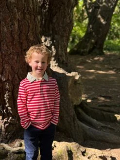 MIDWAY Red/Grey Stripe Polo 10 MIDWAY Red/Grey Stripe Polo -Me & Henry HB1378H 1