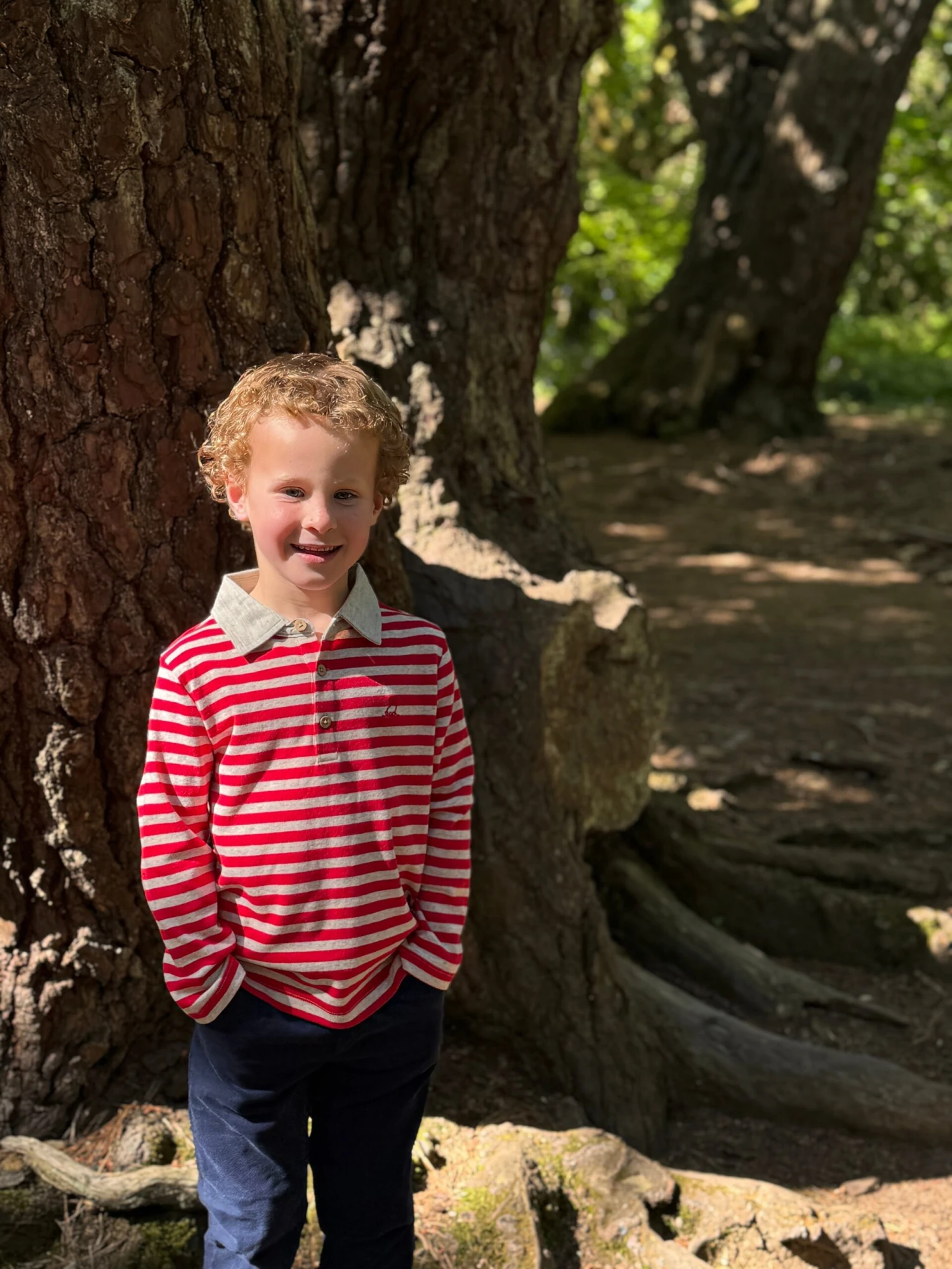 MIDWAY Red/Grey Stripe Polo 3 MIDWAY Red/Grey Stripe Polo - Image 3