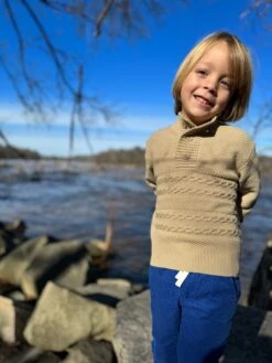 CABLE Beige Sweater -Me & Henry HB1379B HB1339C 515650b2 a093 4b96 8c04 90641d0acaa7