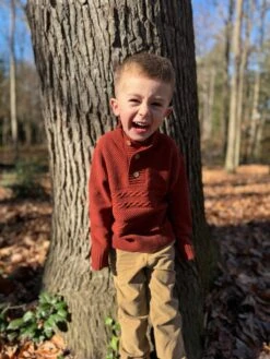 CABLE Rust Sweater -Me & Henry HB1379C 3HB525A 3