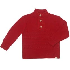 CABLE Red Sweater