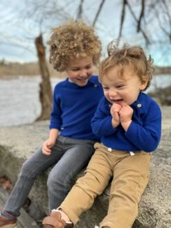 MORRISON Royal Blue Baby Sweater -Me & Henry HB1380A 1HB525A 1