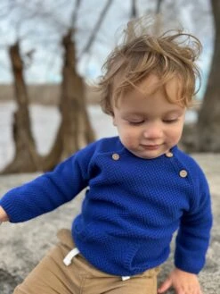 MORRISON Royal Blue Baby Sweater -Me & Henry HB1380A 4HB525A 4