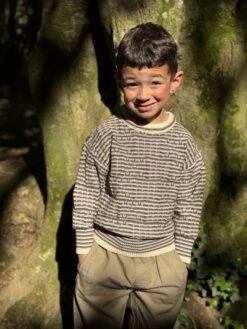 BRIAN Charcoal Sweater -Me & Henry HB1383A 2