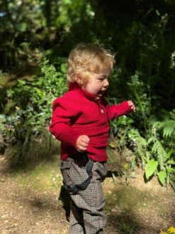 CABLE Red Sweater -Me & Henry HB1386C HB1359B 3