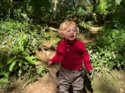 CABLE Red Sweater -Me & Henry HB1386C HB1359B 4