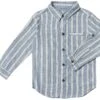 ATWOOD Blue/White Stripe Woven Shirt