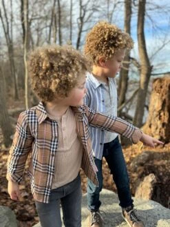 ATWOOD Brown/Black/Red Plaid Woven Shirt -Me & Henry HB1393AHB1374KHB1395FHB1374E 0957a5bd c3e7 4919 8387 b66c53e8f6bf