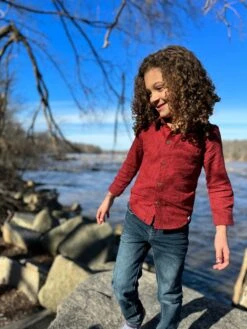 ATWOOD Red Woven Shirt 8 ATWOOD Red Woven Shirt -Me & Henry HB1393F 1