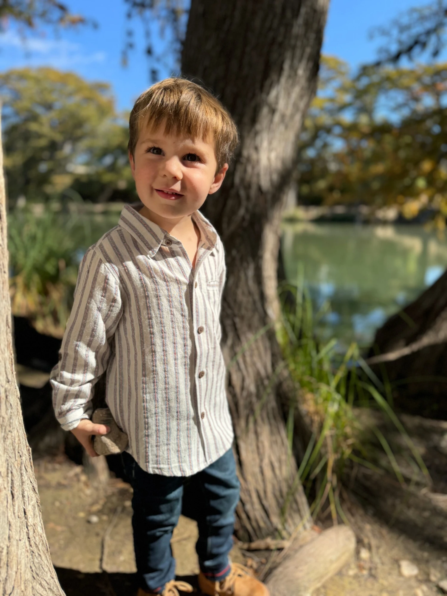 ATWOOD Black/Cream Stripe Woven Shirt 8 ATWOOD Black/Cream Stripe Woven Shirt - Image 8