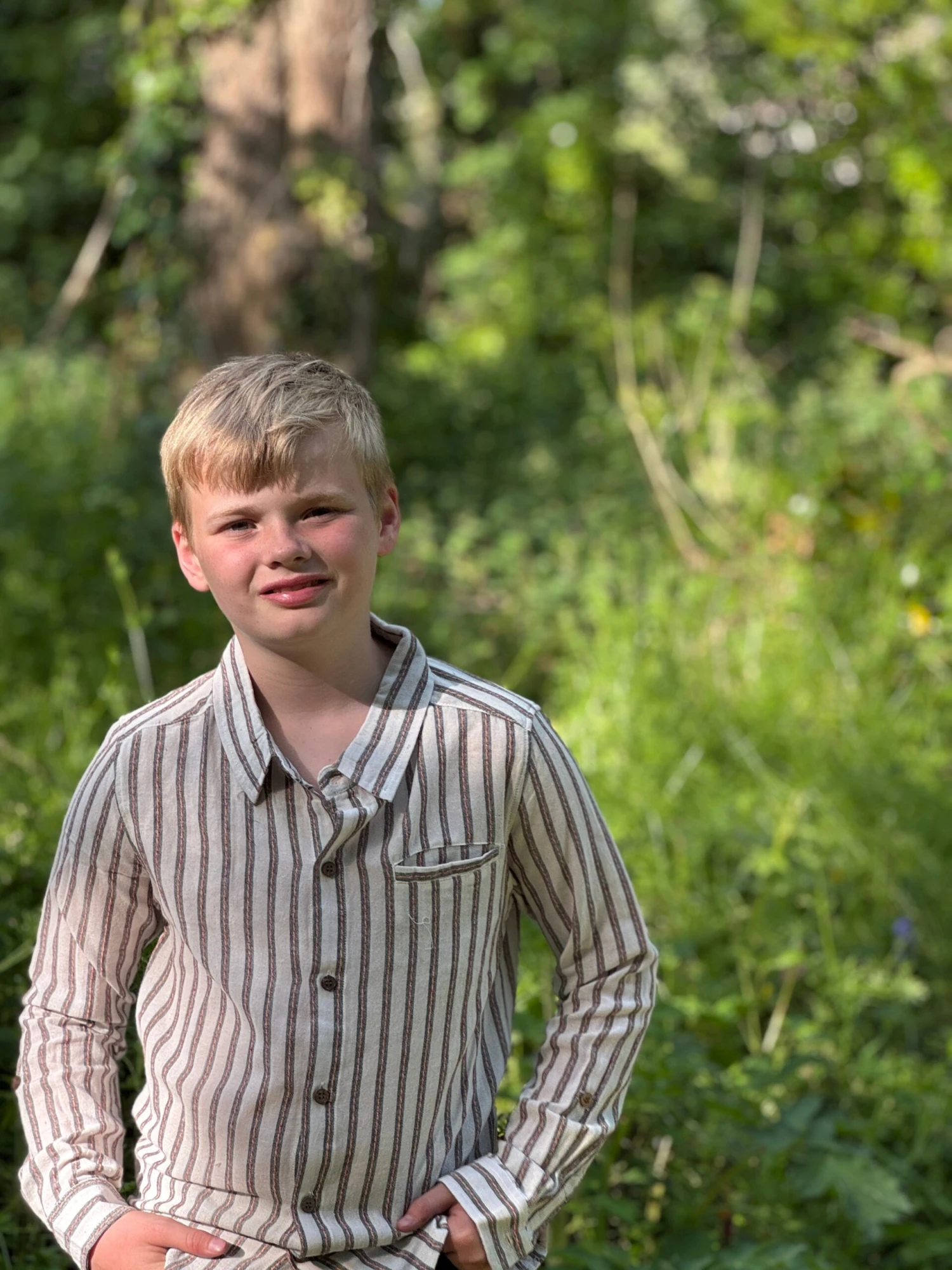 ATWOOD Black/Cream Stripe Woven Shirt 2 ATWOOD Black/Cream Stripe Woven Shirt - Image 2