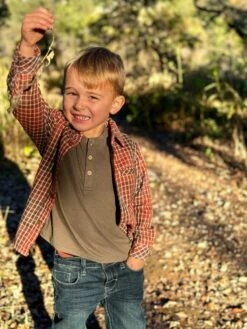 ADAMS Green Ribbed Henley 10 ADAMS Green Ribbed Henley -Me & Henry HB1395D 2HB1374F 2