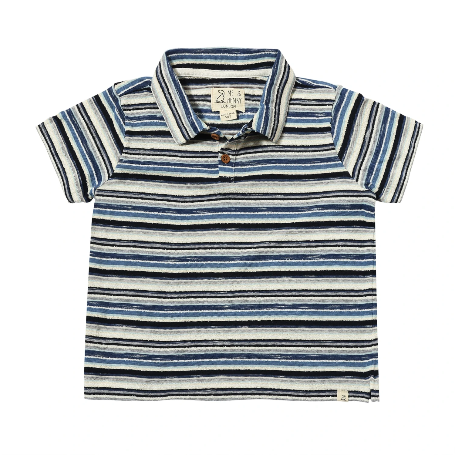 ADMIRAL Navy/Blue Stripe Polo 1 ADMIRAL Navy/Blue Stripe Polo