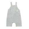DANDY White/Royal Striped Jersey Overalls