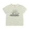 NEWQUAY Grey Boat Printed Tee