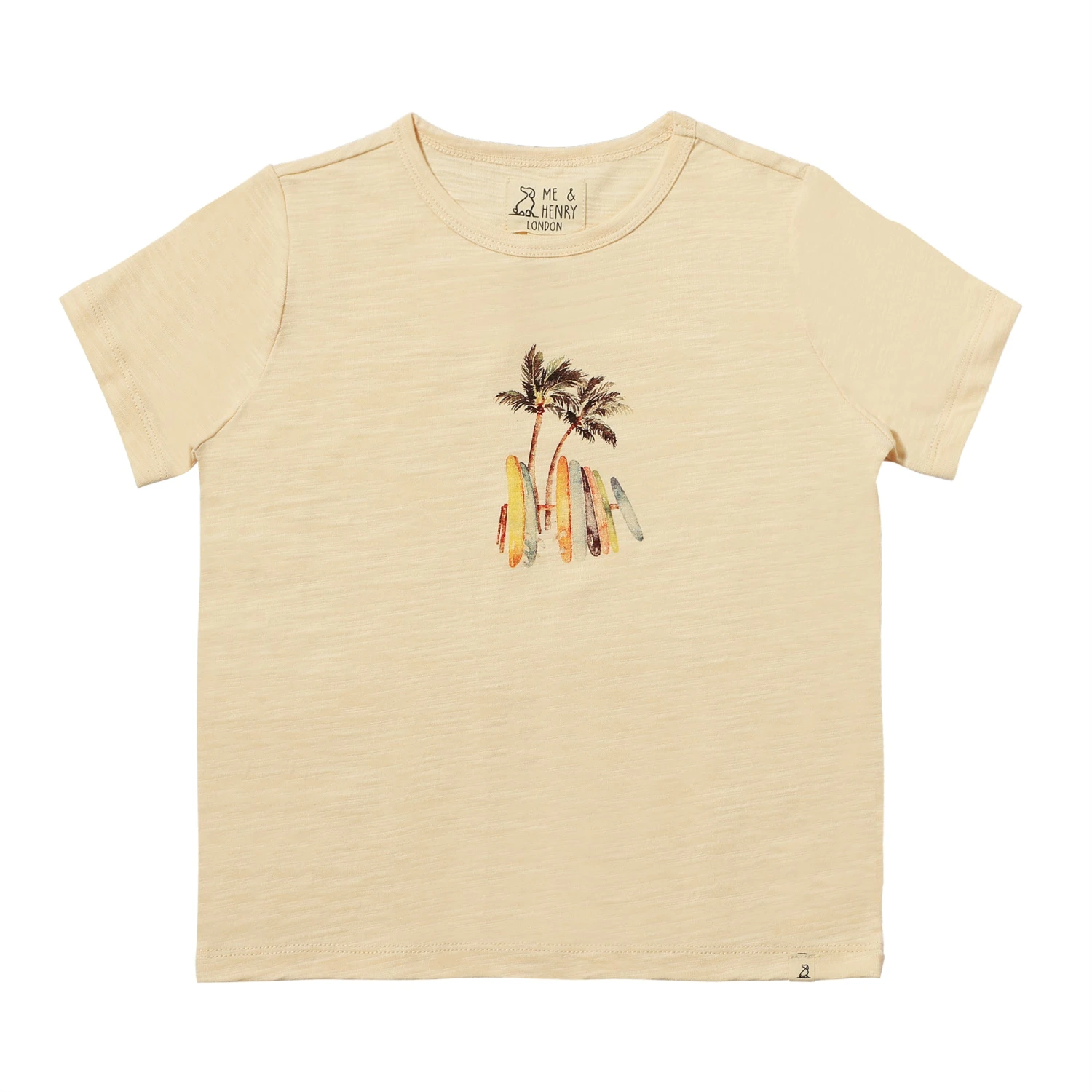 FALMOUTH Yellow Surfboard Printed Tee 1 FALMOUTH Yellow Surfboard Printed Tee