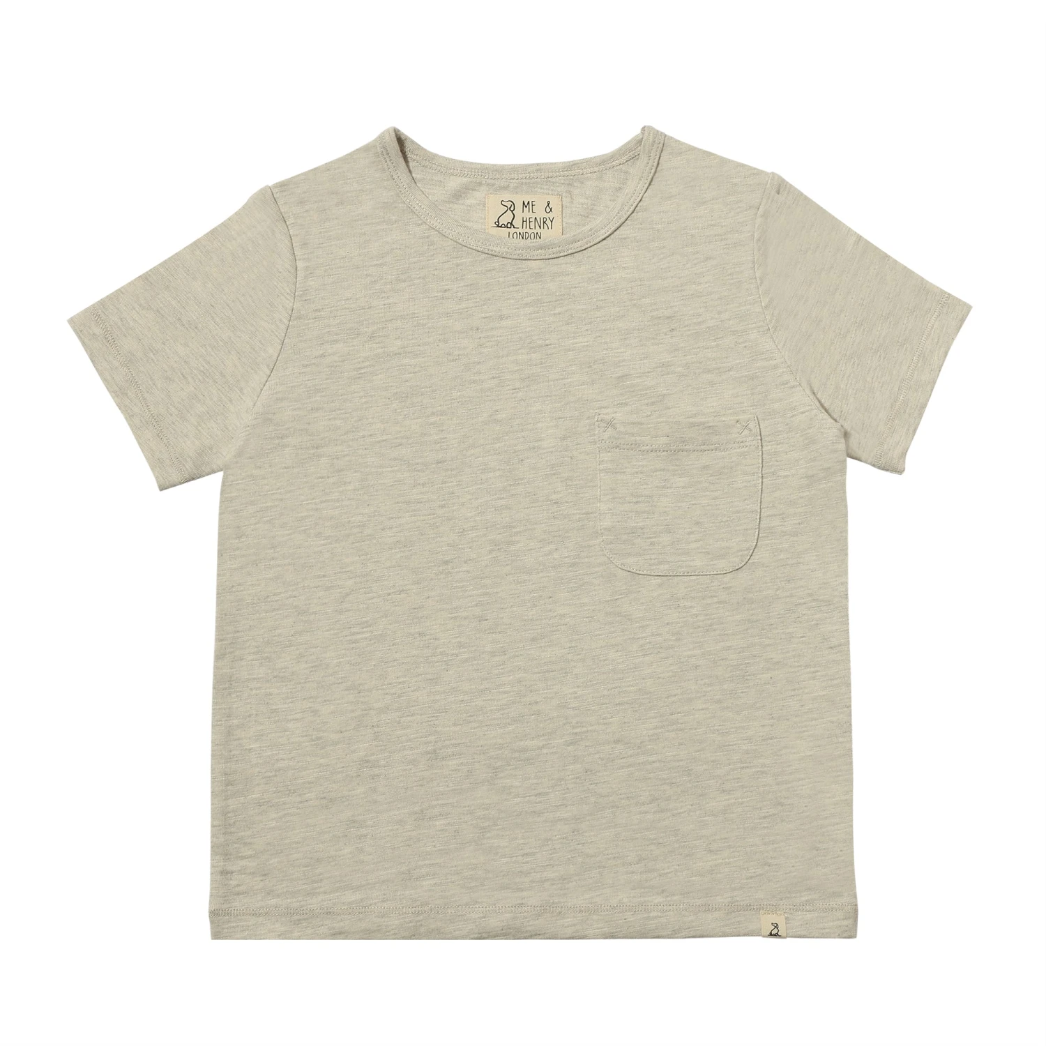JOSH Grey Slub Tee 1 JOSH Grey Slub Tee