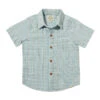 Mens Newport Woven Shirt Blue/grey Stripe