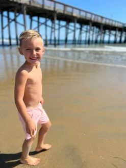 HUGO Pale Pink Twill Boys Shorts -Me & Henry HB170F 1 a6654c1f e65d 4cae 85ba 333b5c702bc5