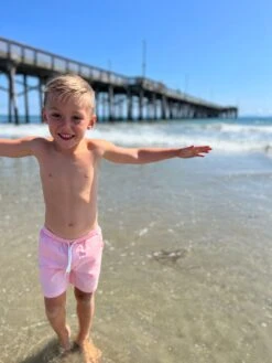 HUGO Pale Pink Twill Boys Shorts -Me & Henry HB170F 4