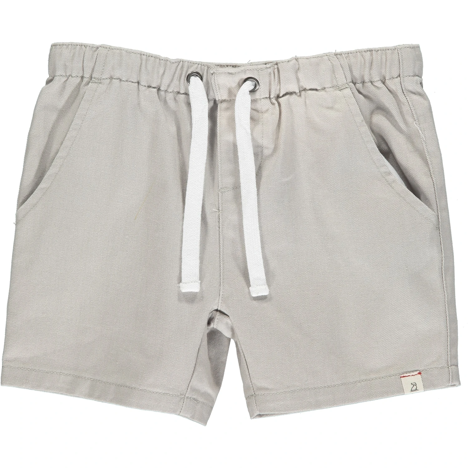 HUGO Pale Grey Twill Boys Shorts 1 HUGO Pale Grey Twill Boys Shorts
