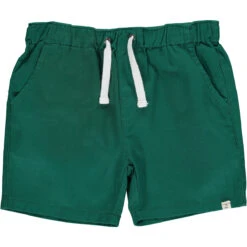 HUGO Green Twill Boys Shorts
