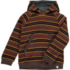 OAKDALE Mustard Stripe Hooded Top