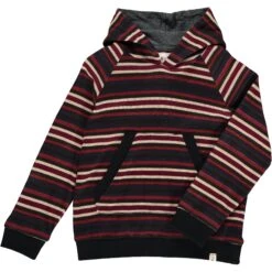 OAKDALE Multi Stripe Hooded Top