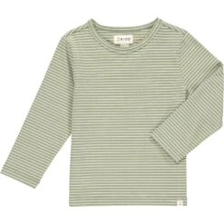 Sage Striped Tee