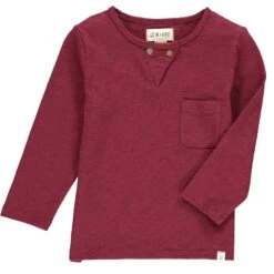 BRANDEN Wine Slub Top