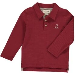SPENCER Wine Pique Polo