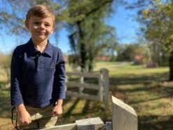 SPENCER Navy Pique Polo -Me & Henry HB744c 4