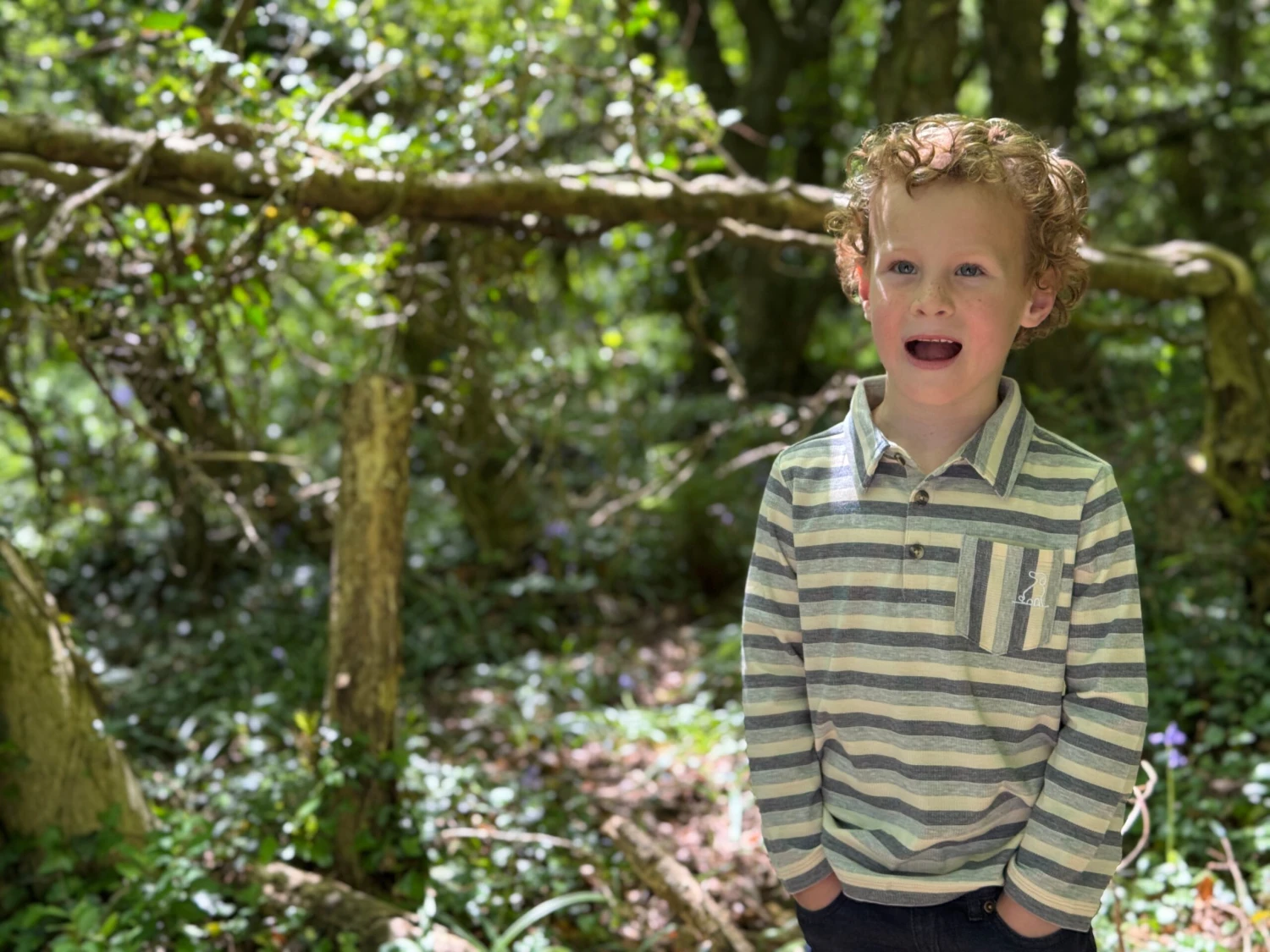 ROCKWOOD Grey/Cream/Navy Stripe Polo 4 ROCKWOOD Grey/Cream/Navy Stripe Polo - Image 4