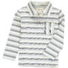 ROCKWOOD Grey/Cream/Navy Stripe Polo