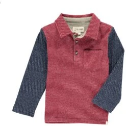 TROY Wine Stripe Polo