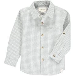 Mens Atwood Woven Shirt Grey Plaid