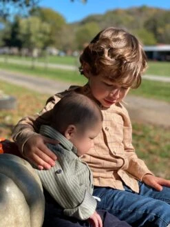 ATWOOD Beige Plaid Woven Shirt -Me & Henry HB774r HB715c 3